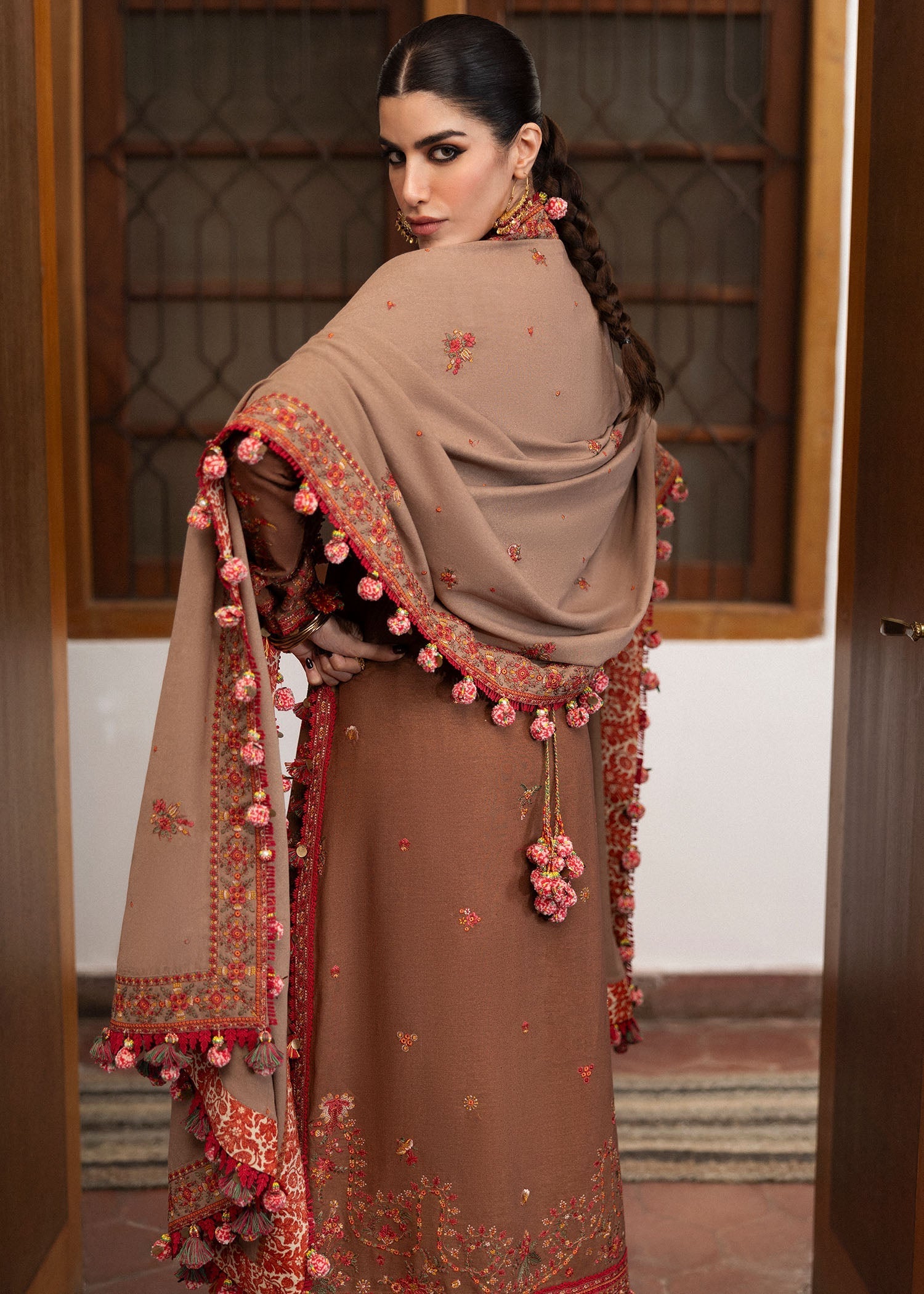Hussain Rehar | Karandi Winter 24 | Shay - Official Hussain Rehar stockist in UK - Sakeena London