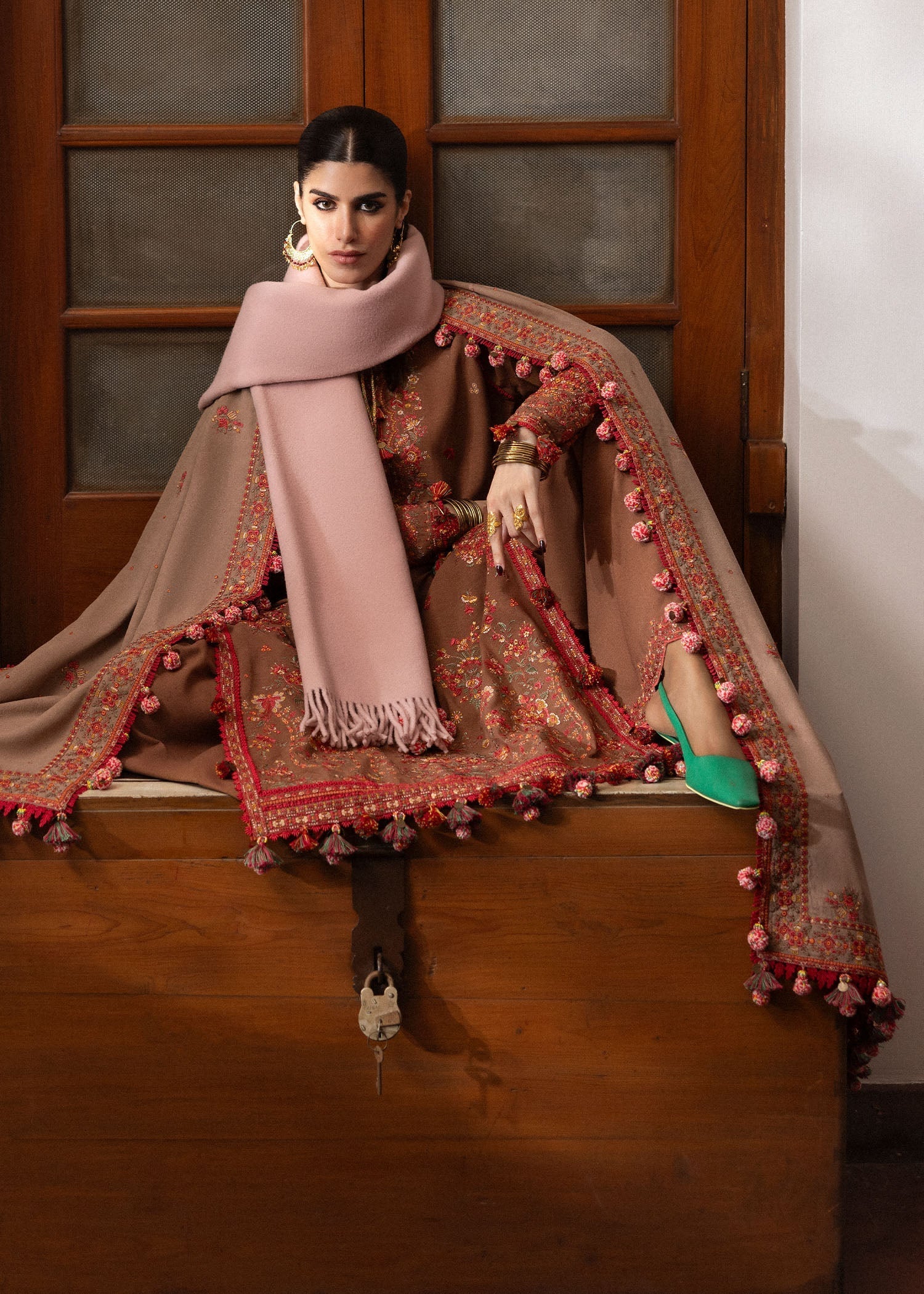 Hussain Rehar | Karandi Winter 24 | Shay - Official Hussain Rehar stockist in UK - Sakeena London