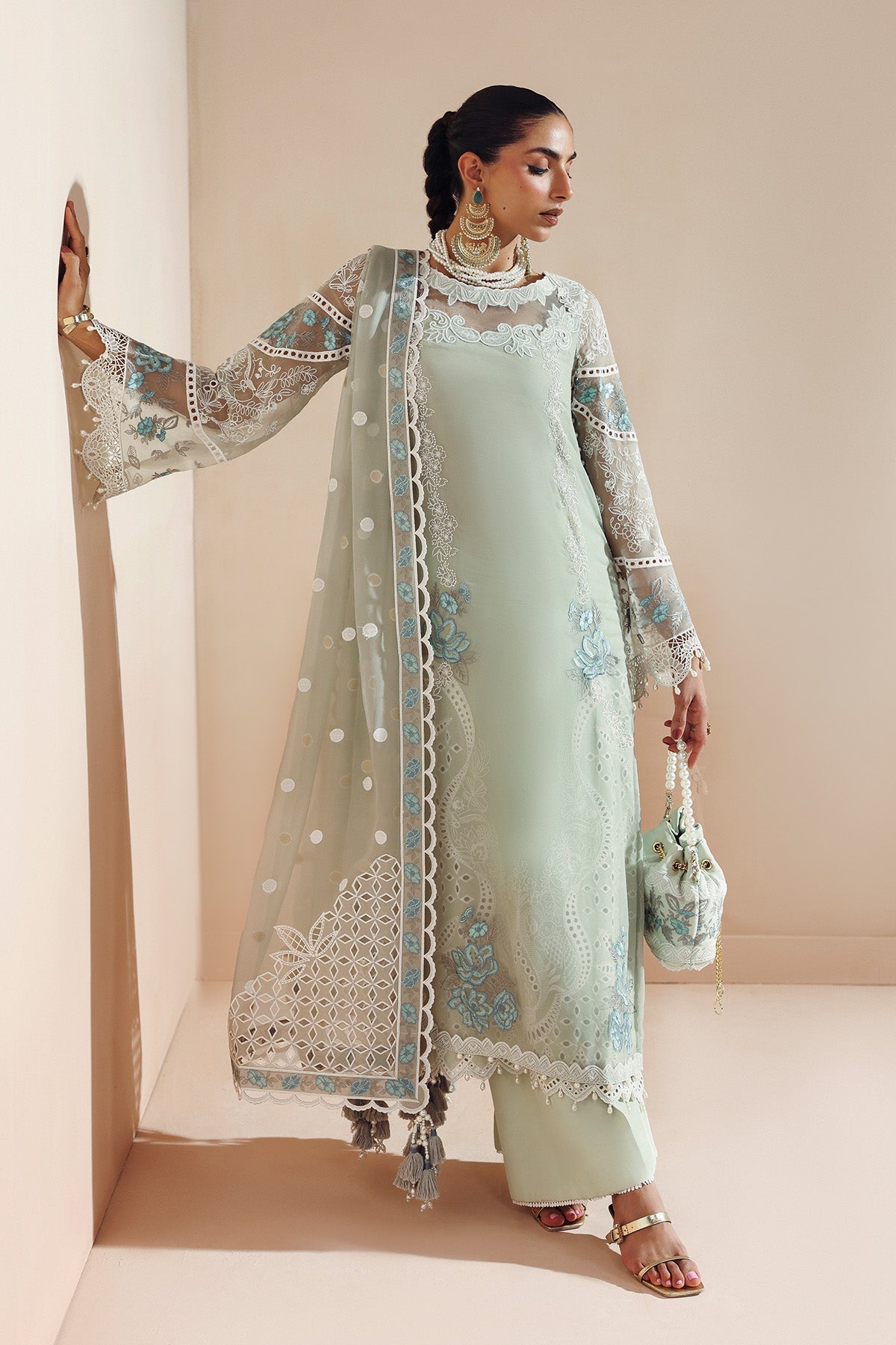 Alizeh | Aymal Luxury Bamber Chiffon | SAIYAARA - Official Alizeh stockist in UK - Sakeena London