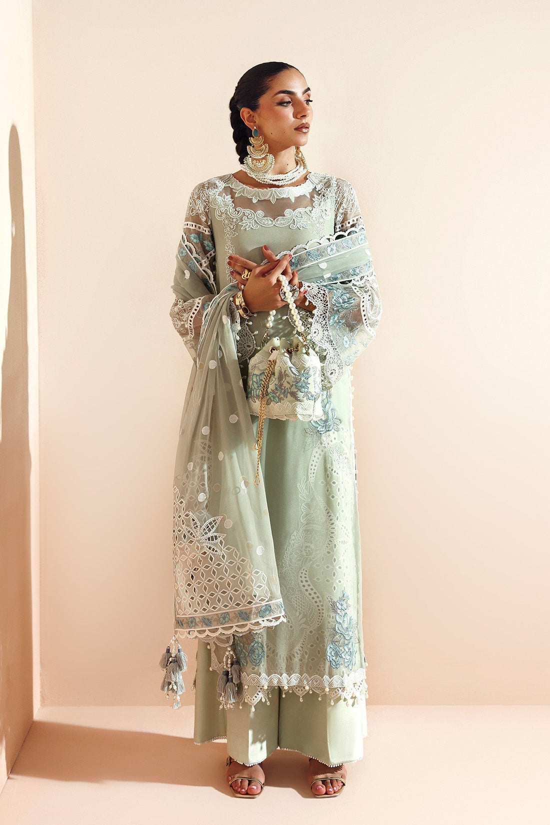 Alizeh | Aymal Luxury Bamber Chiffon | SAIYAARA - Official Alizeh stockist in UK - Sakeena London