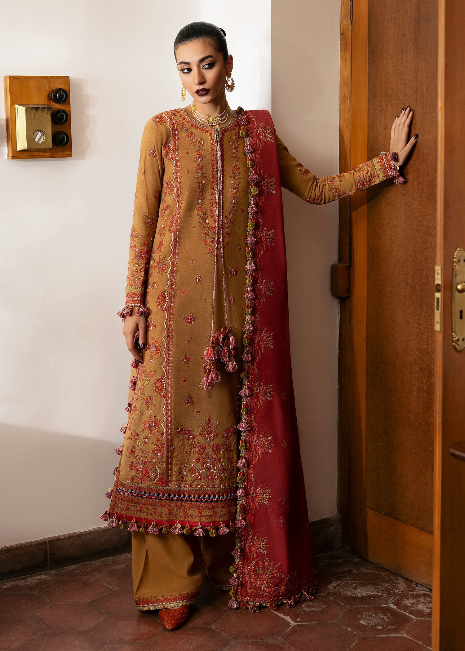 Hussain Rehar | Karandi Winter 24 | Tawn - Official Hussain Rehar stockist in UK - Sakeena London