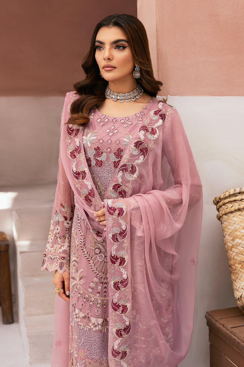 Ramsha | Arzoo Chiffon | U-109 - Official Ramsha stockist in UK - Sakeena London