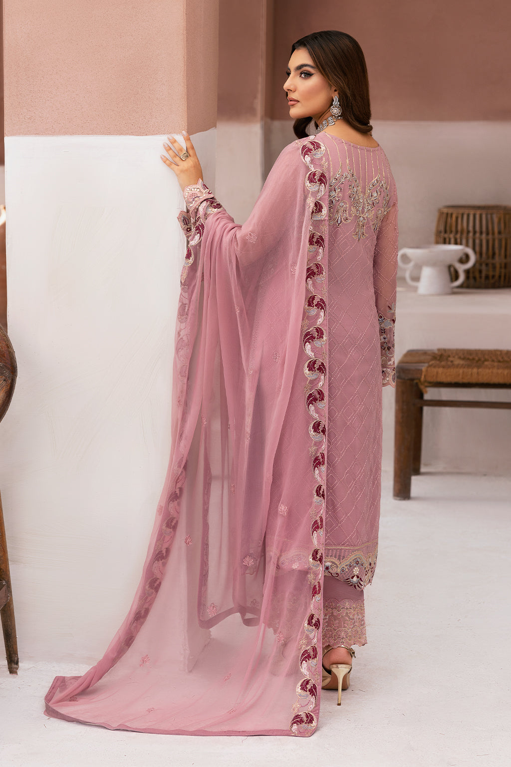 Ramsha | Arzoo Chiffon | U-109 - Official Ramsha stockist in UK - Sakeena London