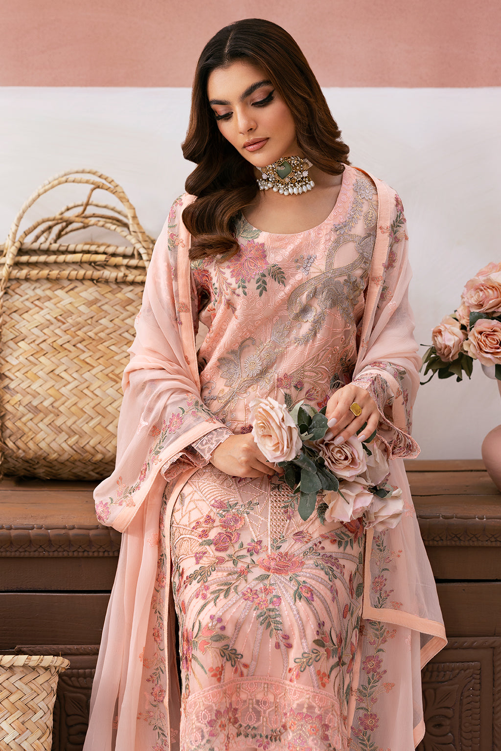 Ramsha | Arzoo Chiffon | U-101 - Official Ramsha stockist in UK - Sakeena London