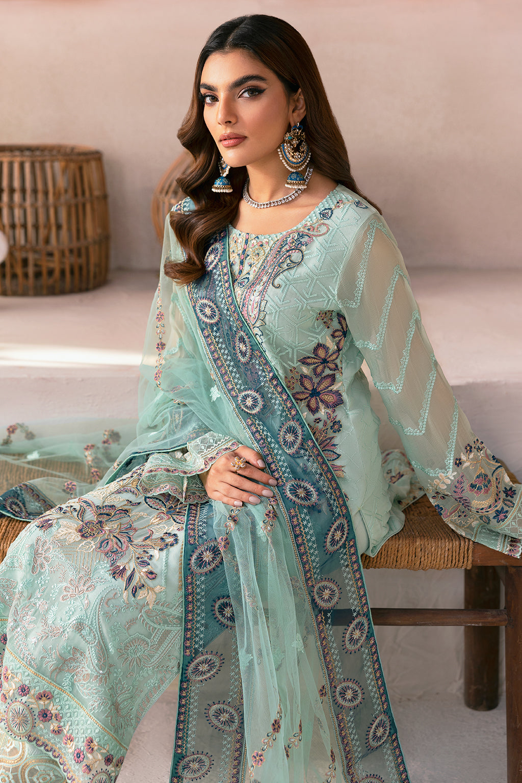 Ramsha | Arzoo Chiffon | U-108 - Official Ramsha stockist in UK - Sakeena London