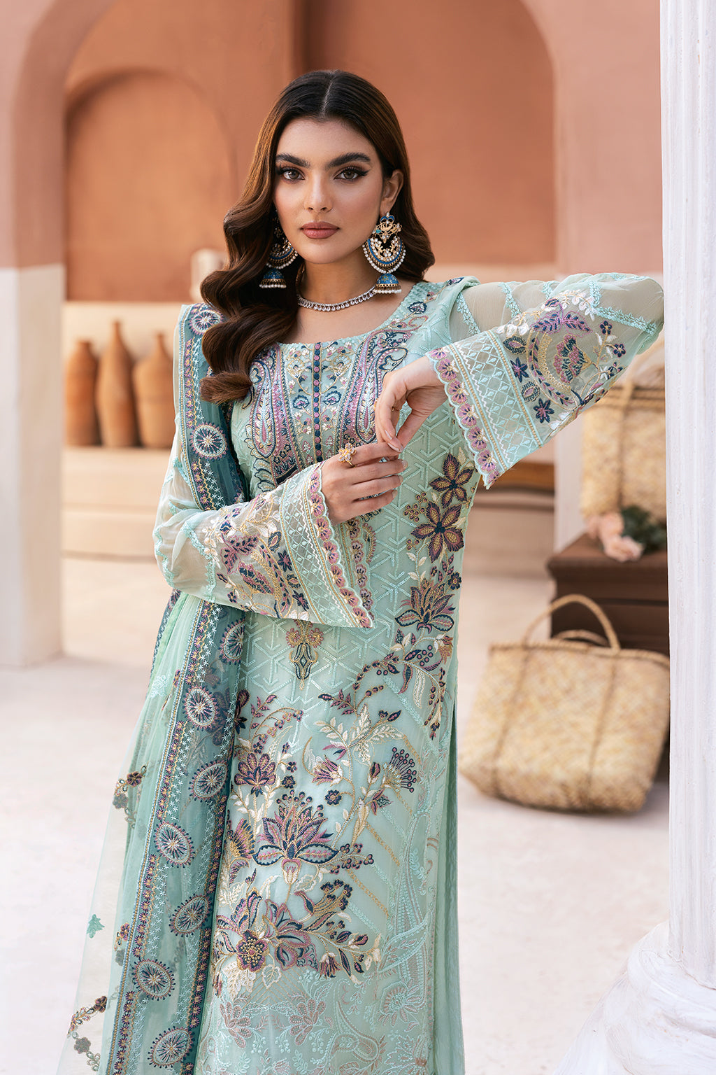 Ramsha | Arzoo Chiffon | U-108 - Official Ramsha stockist in UK - Sakeena London