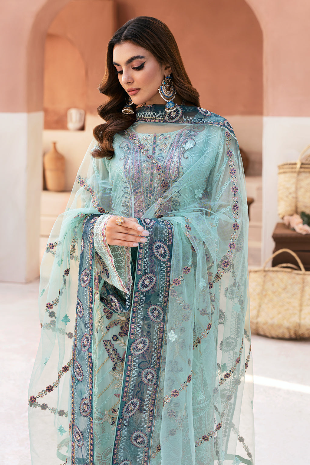 Ramsha | Arzoo Chiffon | U-108 - Official Ramsha stockist in UK - Sakeena London