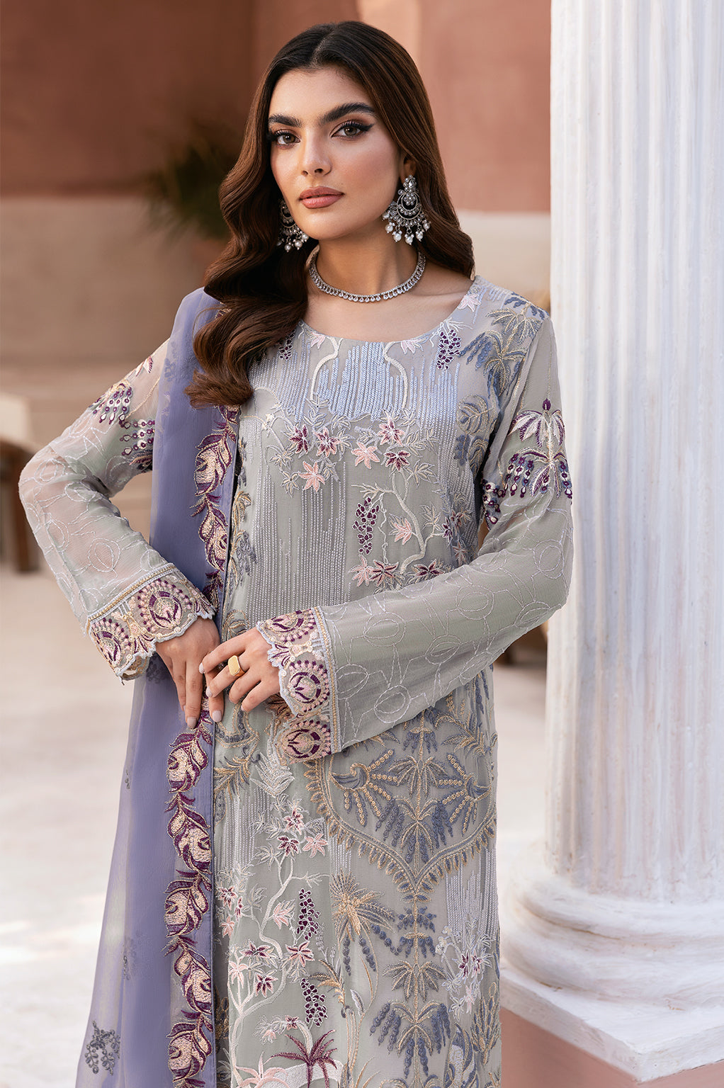 Ramsha | Arzoo Chiffon | U-102 - Official Ramsha stockist in UK - Sakeena London