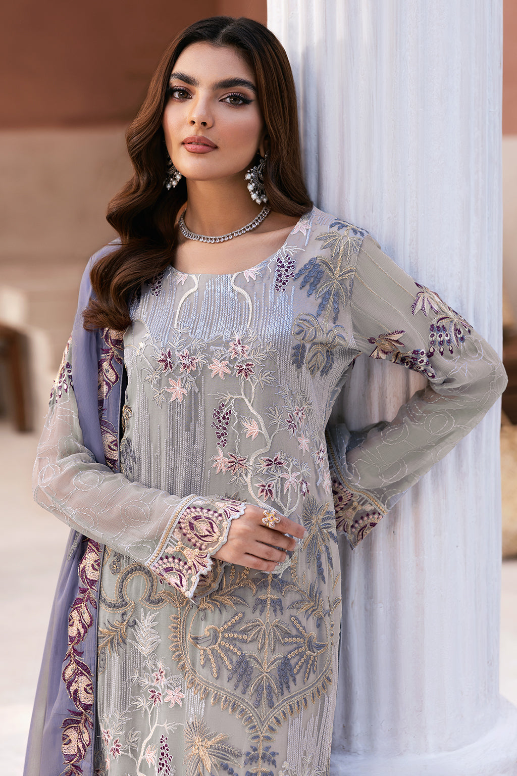 Ramsha | Arzoo Chiffon | U-102 - Official Ramsha stockist in UK - Sakeena London