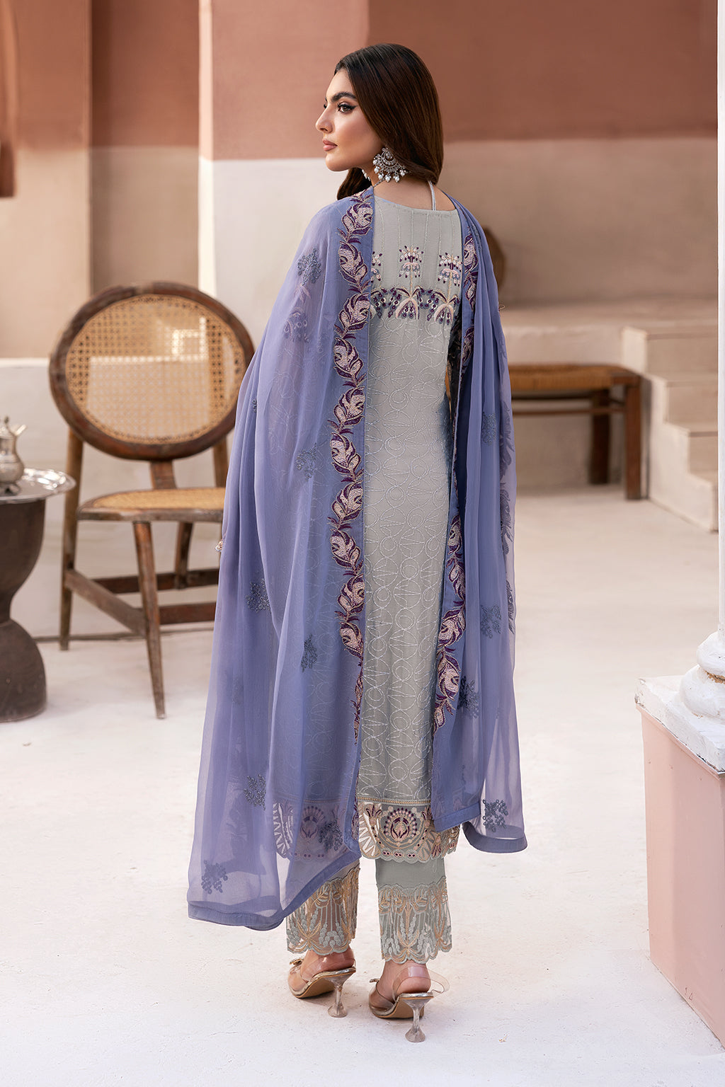 Ramsha | Arzoo Chiffon | U-102 - Official Ramsha stockist in UK - Sakeena London