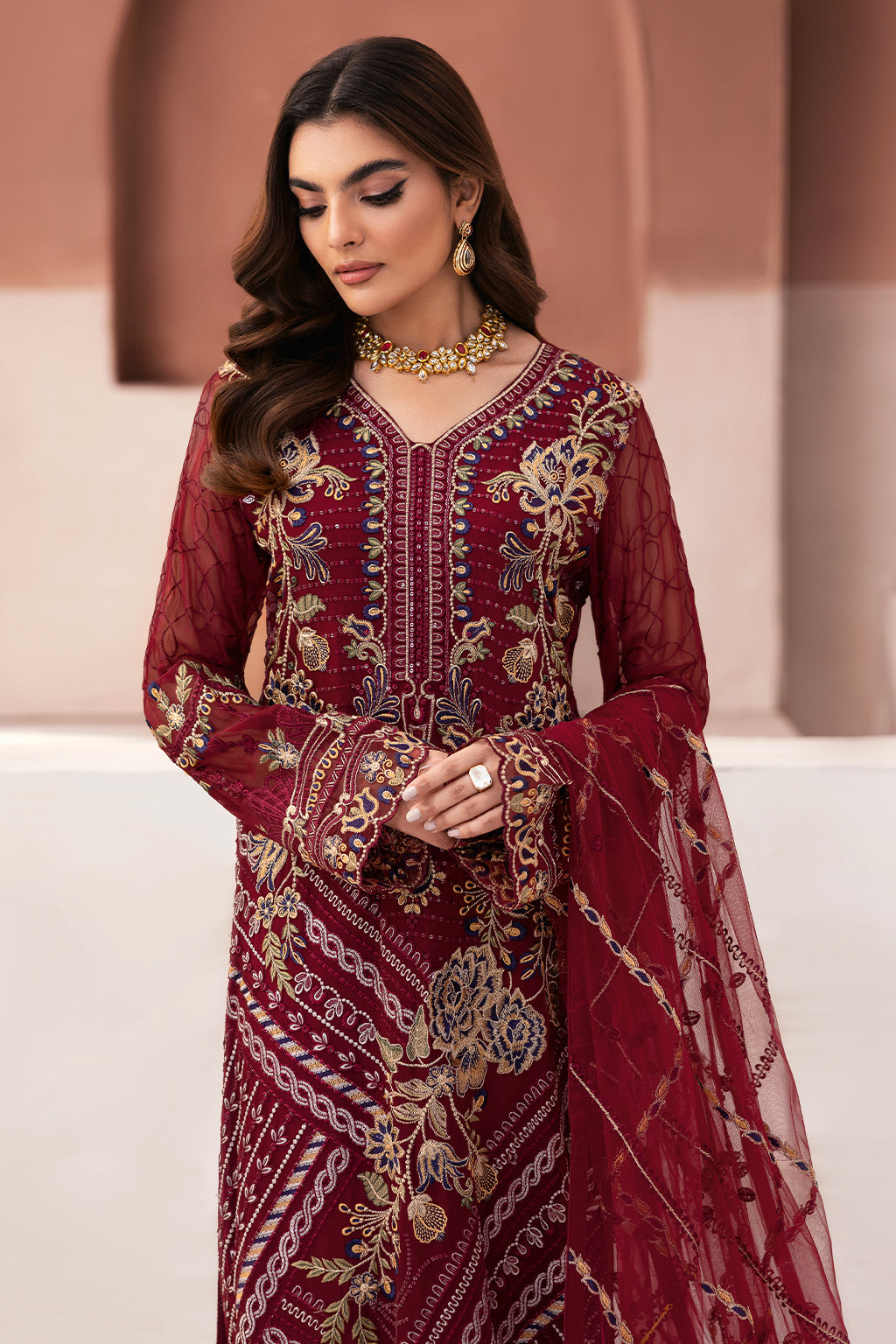 Ramsha | Arzoo Chiffon | U-106 - Official Ramsha stockist in UK - Sakeena London