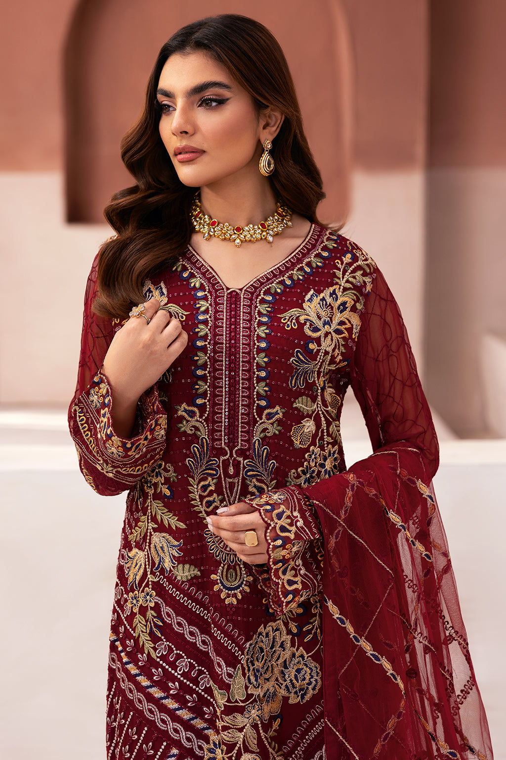 Ramsha | Arzoo Chiffon | U-106 - Official Ramsha stockist in UK - Sakeena London
