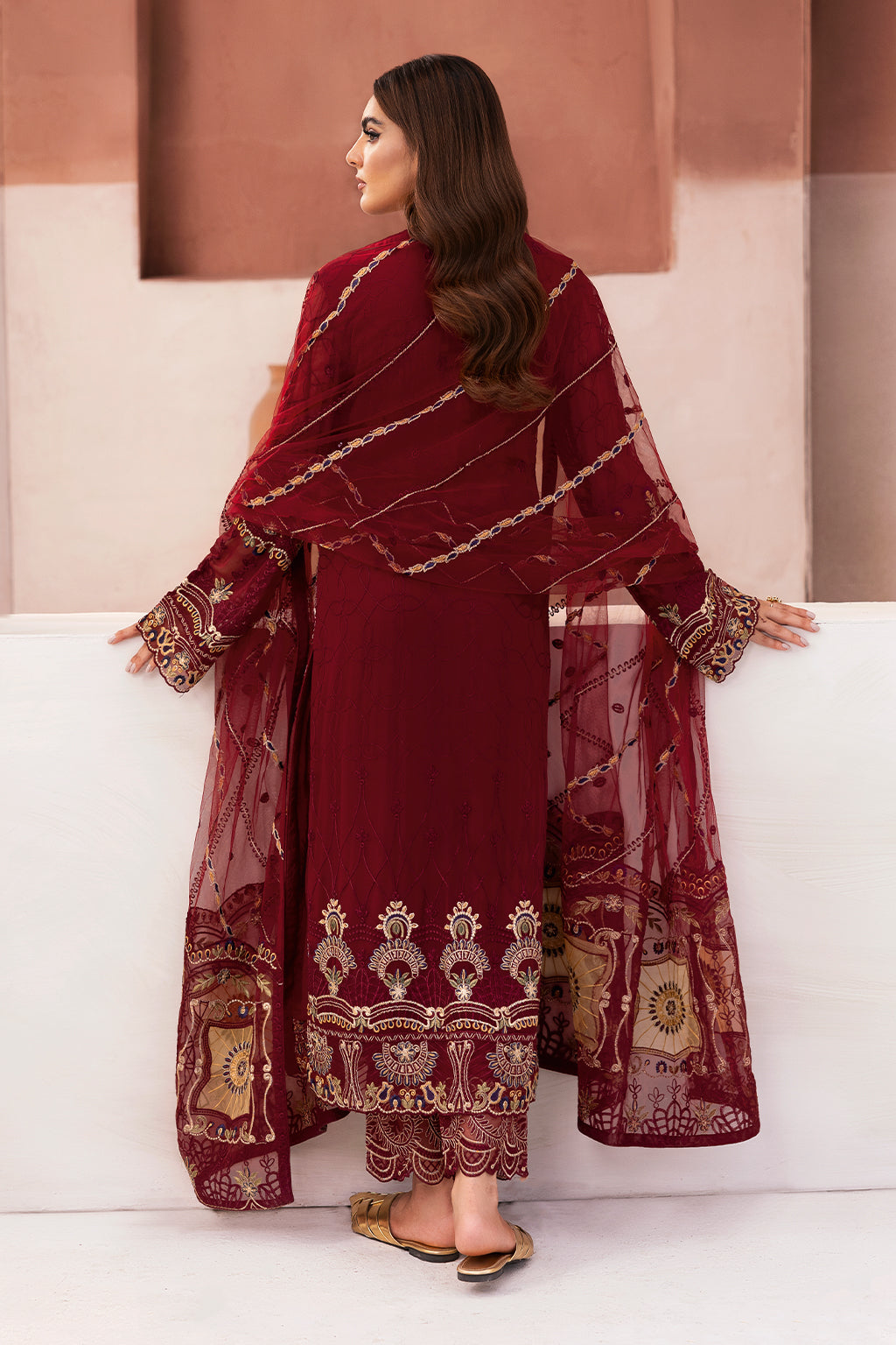 Ramsha | Arzoo Chiffon | U-106 - Official Ramsha stockist in UK - Sakeena London