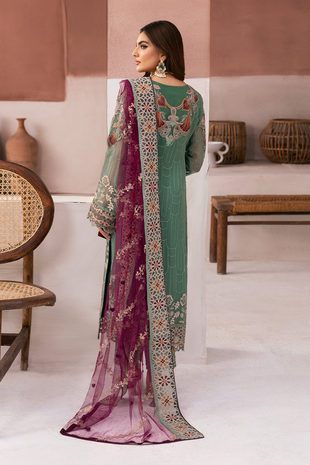 Ramsha | Arzoo Chiffon | U-103 - Official Ramsha stockist in UK - Sakeena London
