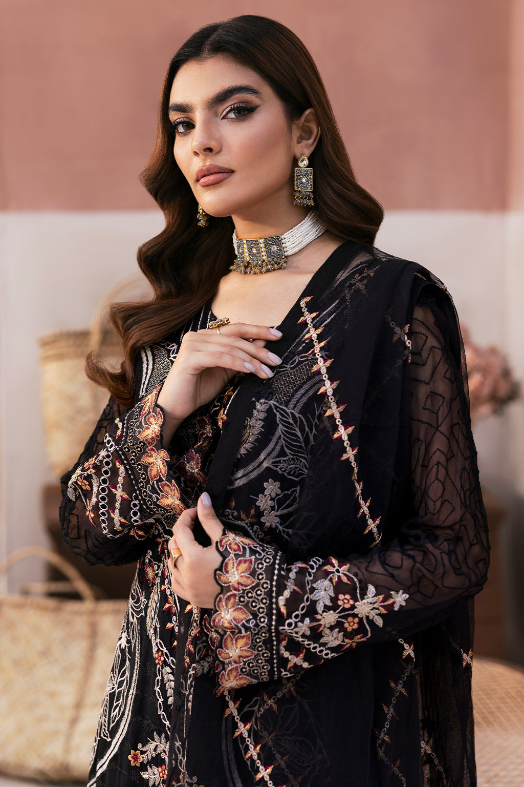 Ramsha | Arzoo Chiffon | U-107 - Official Ramsha stockist in UK - Sakeena London