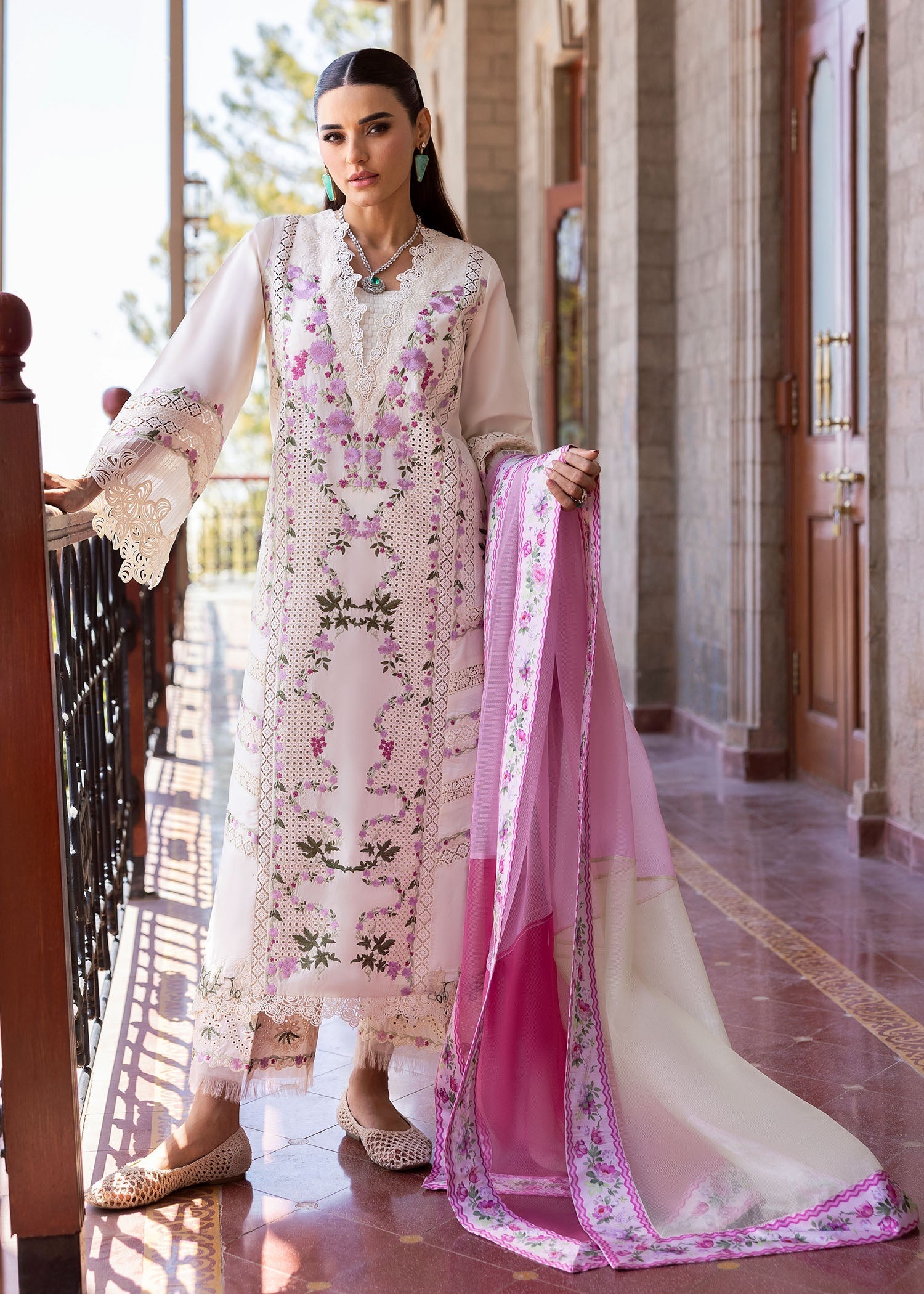 Saira Shakira | Bloom Lawn 25 | ZERENE 1-A - Official Saira Shakira stockist in UK - Sakeena London