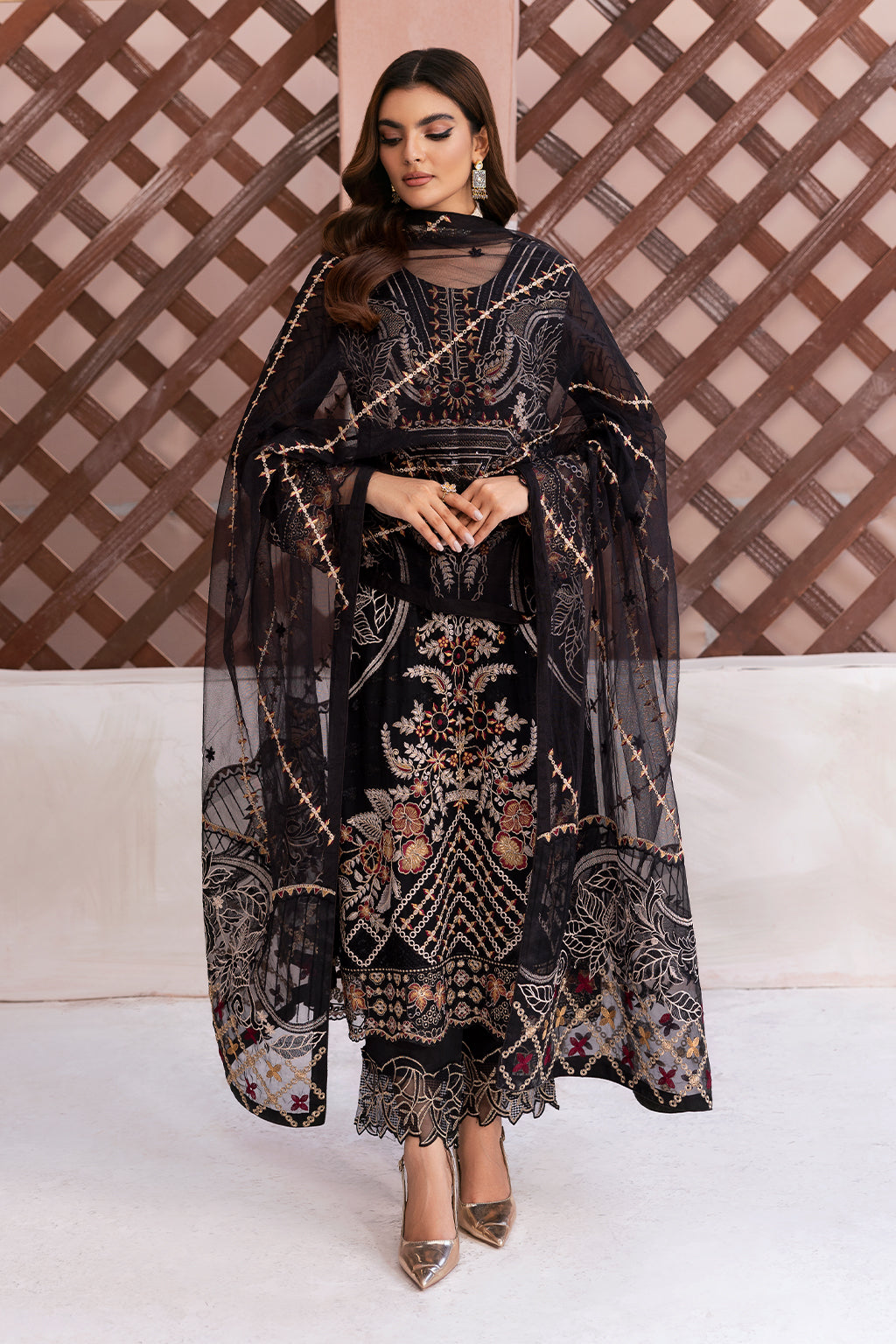 Ramsha | Arzoo Chiffon | U-107 - Official Ramsha stockist in UK - Sakeena London