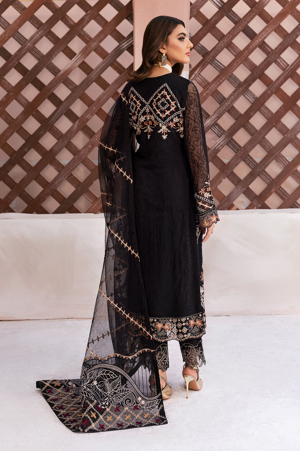 Ramsha | Arzoo Chiffon | U-107 - Official Ramsha stockist in UK - Sakeena London