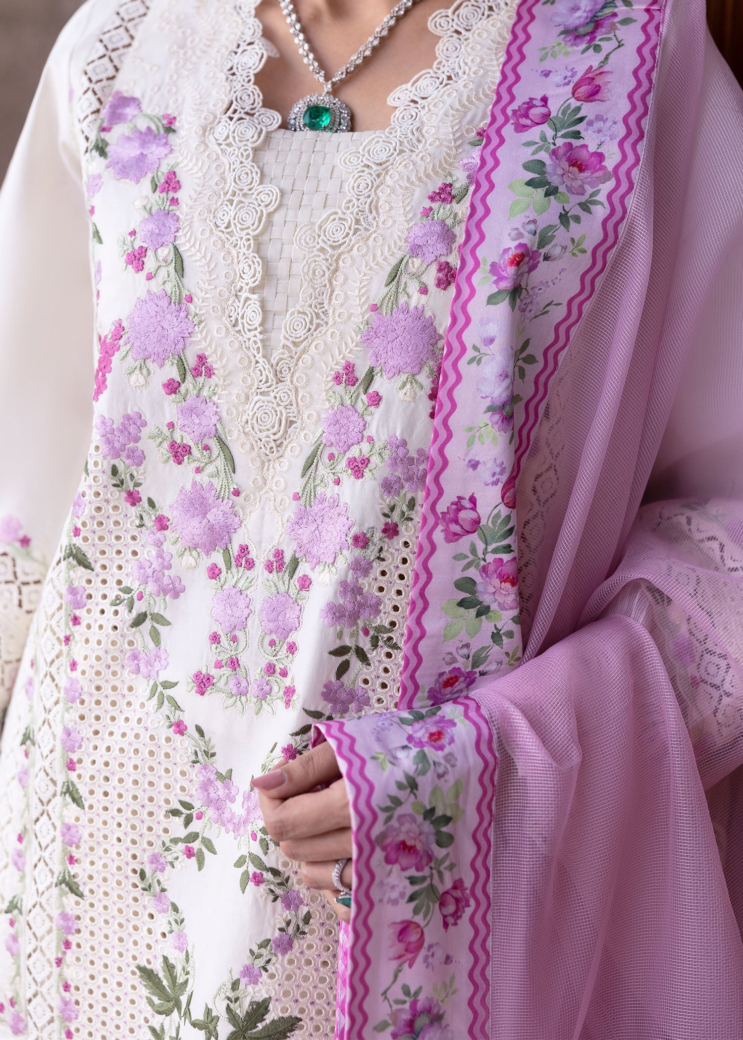 Saira Shakira | Bloom Lawn 25 | ZERENE 1-A - Official Saira Shakira stockist in UK - Sakeena London