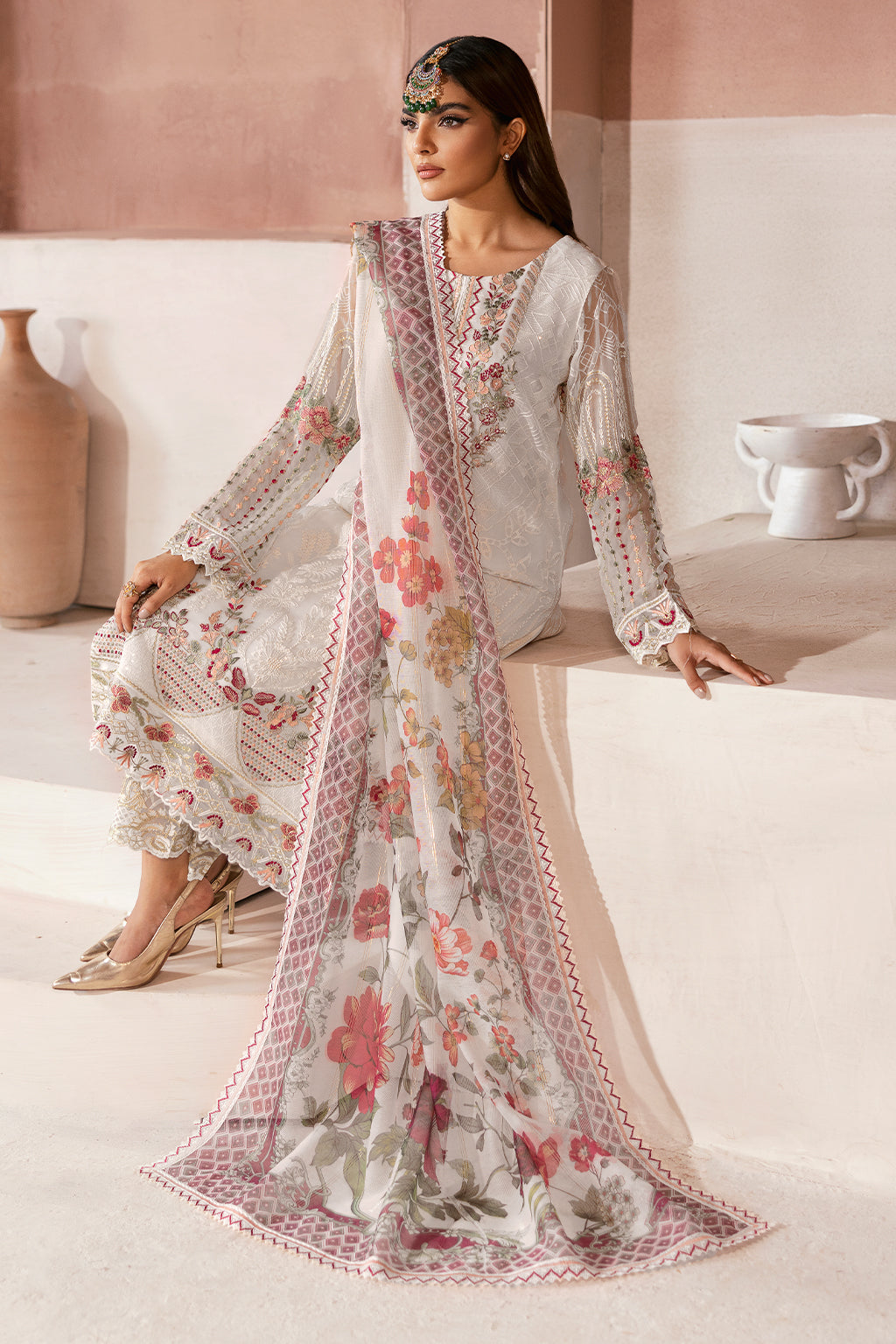 Ramsha | Arzoo Chiffon | U-105 - Official Ramsha stockist in UK - Sakeena London