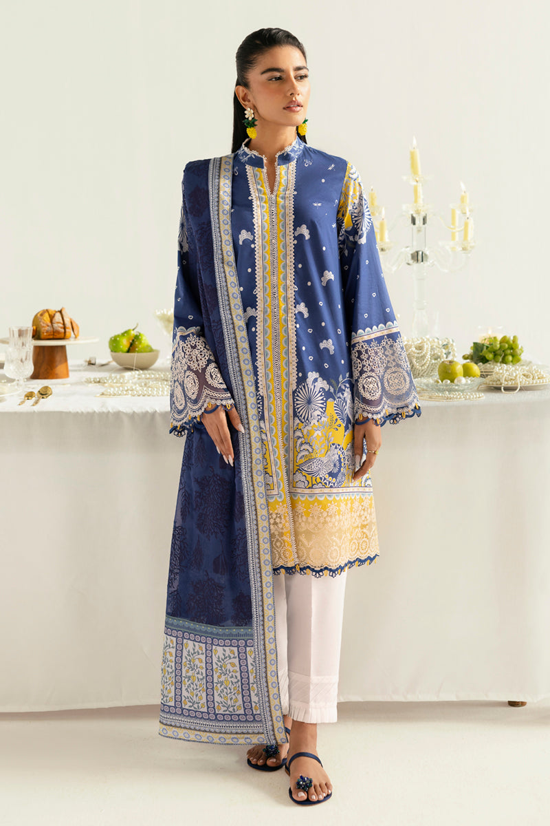 Qalamkar | Q Prints 2025 | PQ-02 HINA - Official Qalamkar stockist in UK - Sakeena London