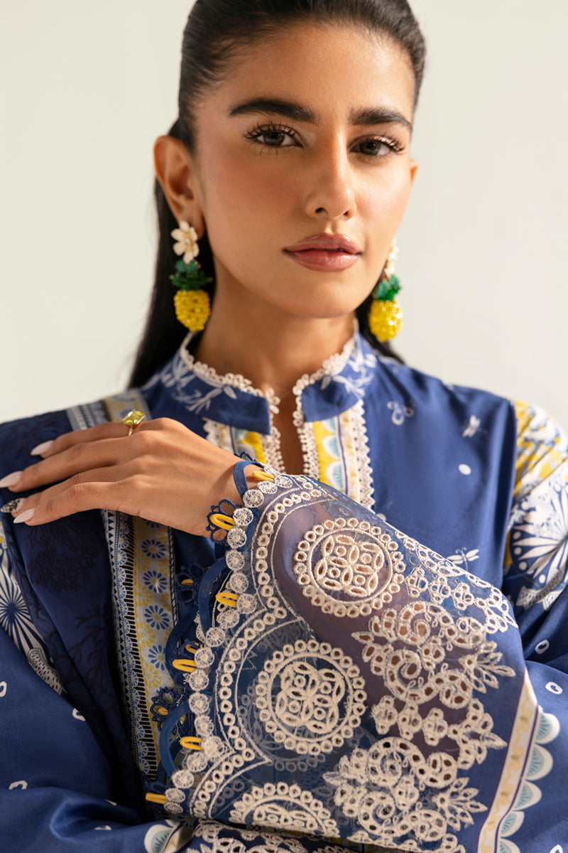 Qalamkar | Q Prints 2025 | PQ-02 HINA - Official Qalamkar stockist in UK - Sakeena London