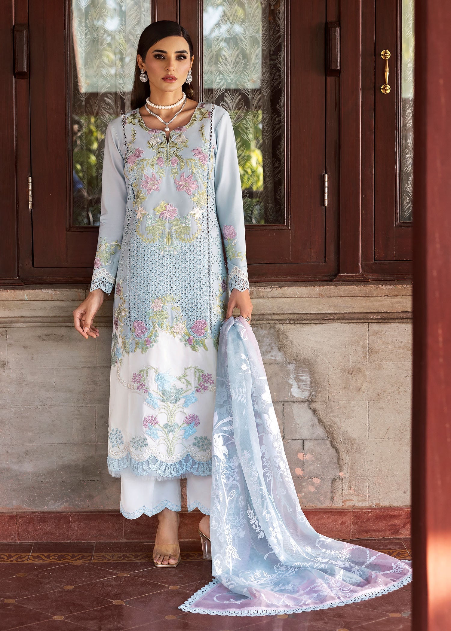 Saira Shakira | Bloom Lawn 25 | LOTUS REVERIE 4-B - Official Saira Shakira stockist in UK - Sakeena London