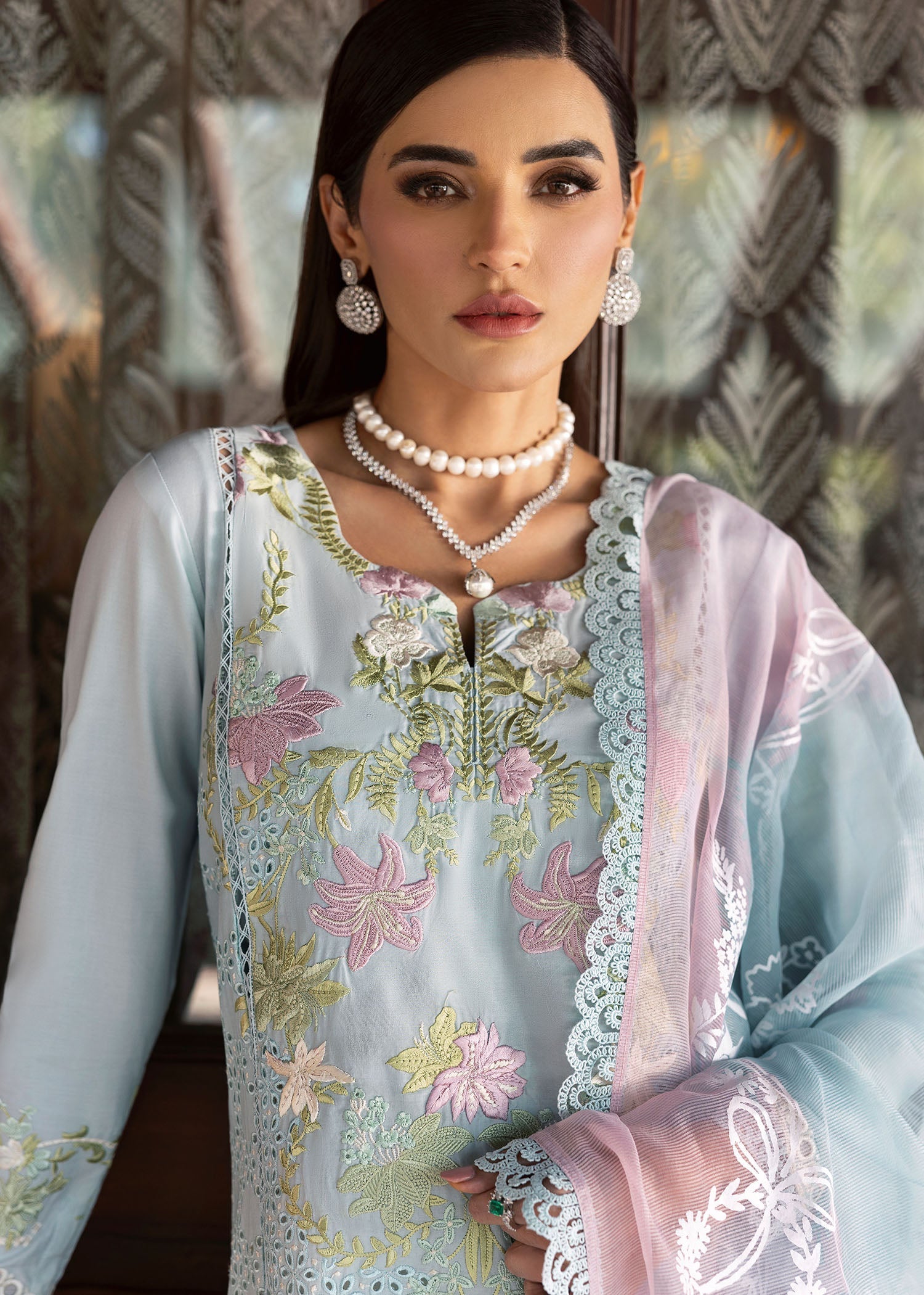 Saira Shakira | Bloom Lawn 25 | LOTUS REVERIE 4-B - Official Saira Shakira stockist in UK - Sakeena London