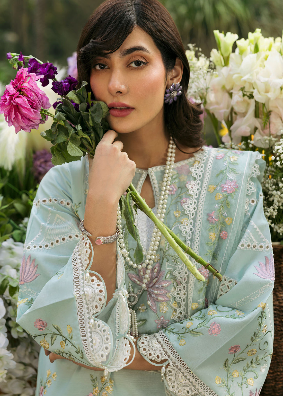 Sardinia | Floral Forest | Sky Petal - Official Sardinia stockist in UK - Sakeena London