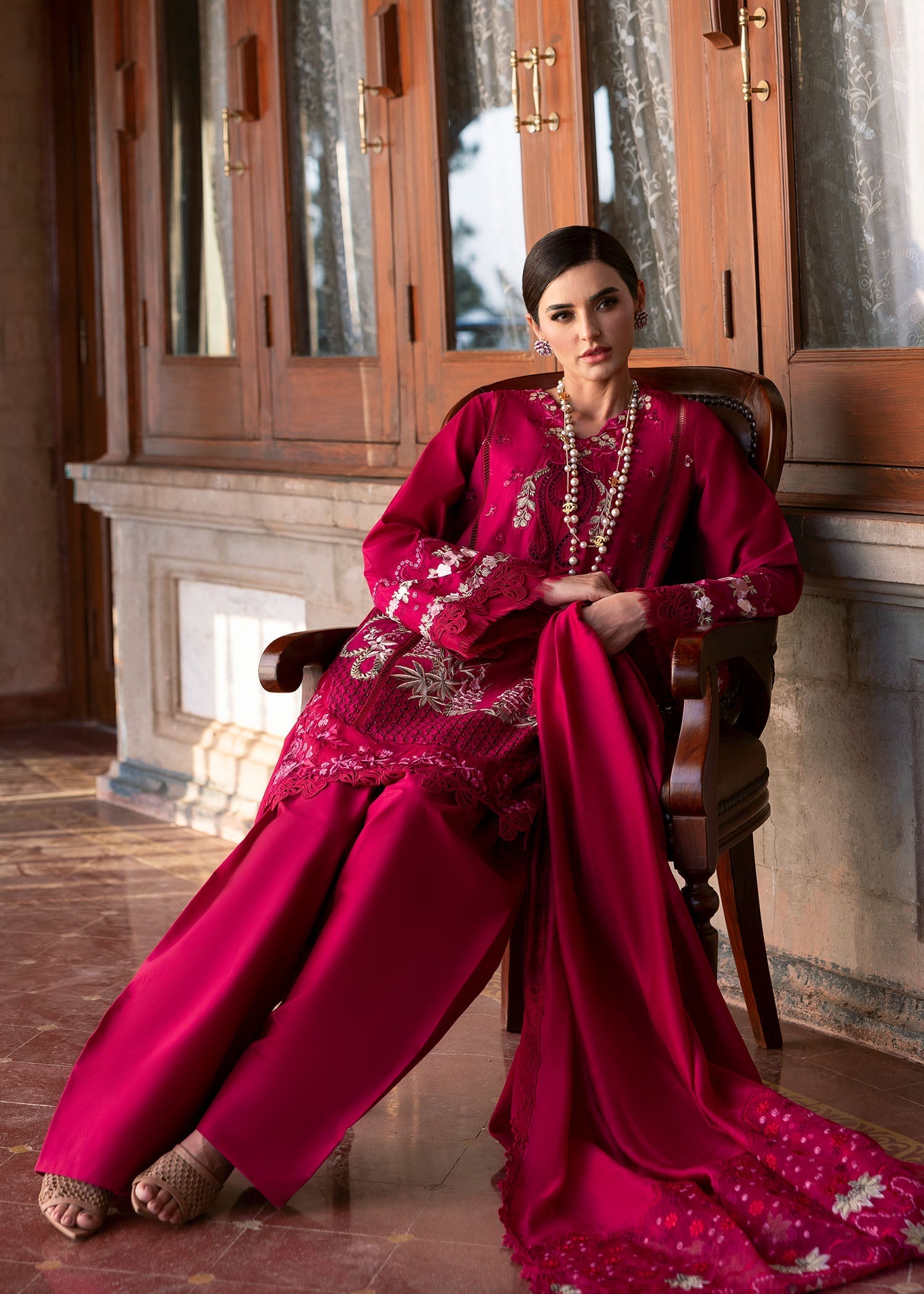 Saira Shakira | Bloom Lawn 25 | FAYE 7-B - Official Saira Shakira stockist in UK - Sakeena London