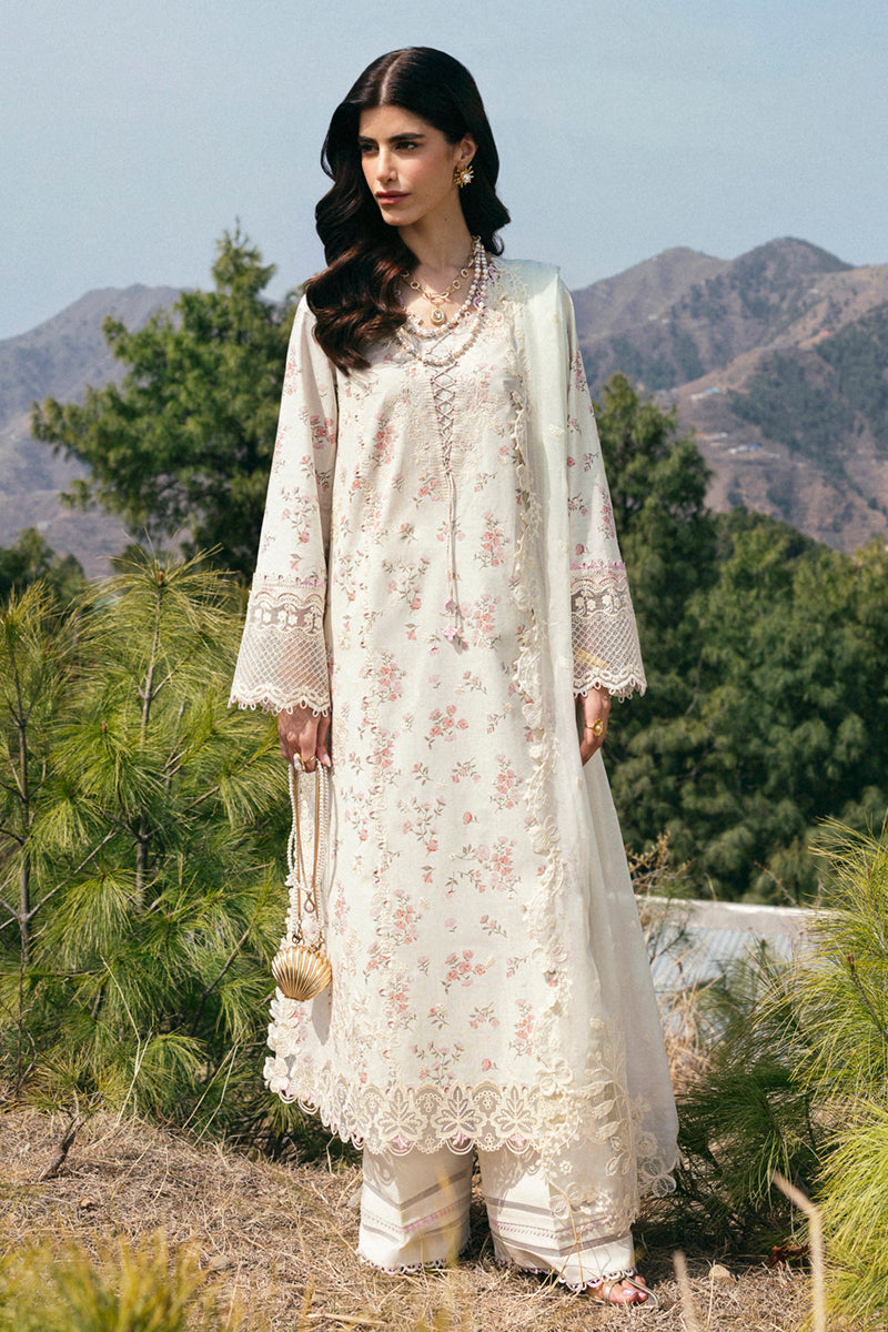 Qalamkar | Qlinekari Lawn | DC-13 Miri - Official Qalamkar stockist in UK - Sakeena London