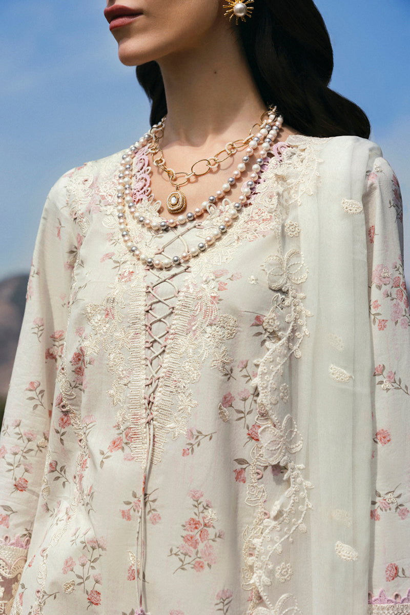 Qalamkar | Qlinekari Lawn | DC-13 Miri - Official Qalamkar stockist in UK - Sakeena London