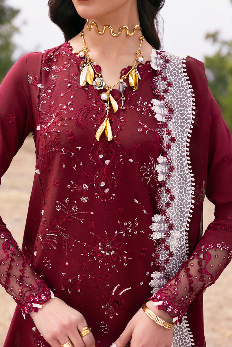 Qalamkar | Qlinekari Lawn | DC-06 Aila - Official Qalamkar stockist in UK - Sakeena London