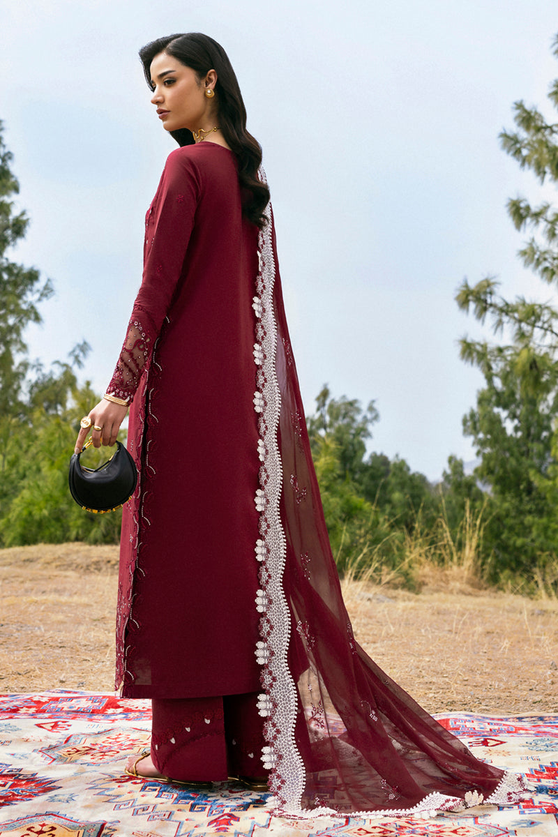 Qalamkar | Qlinekari Lawn | DC-06 Aila - Official Qalamkar stockist in UK - Sakeena London