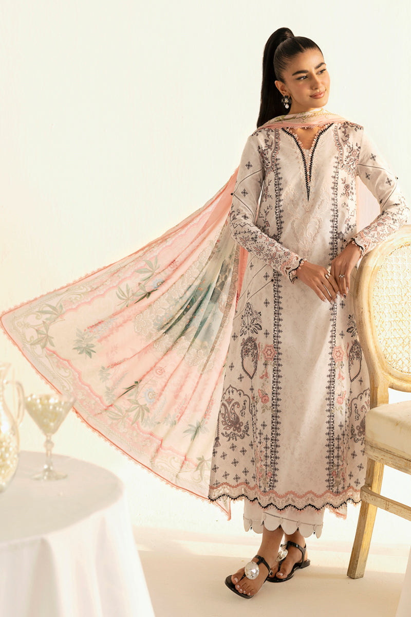 Qalamkar | Q Prints 2025 | PQ-09 LYRA - Official Qalamkar stockist in UK - Sakeena London
