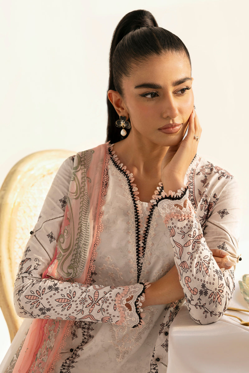 Qalamkar | Q Prints 2025 | PQ-09 LYRA - Official Qalamkar stockist in UK - Sakeena London
