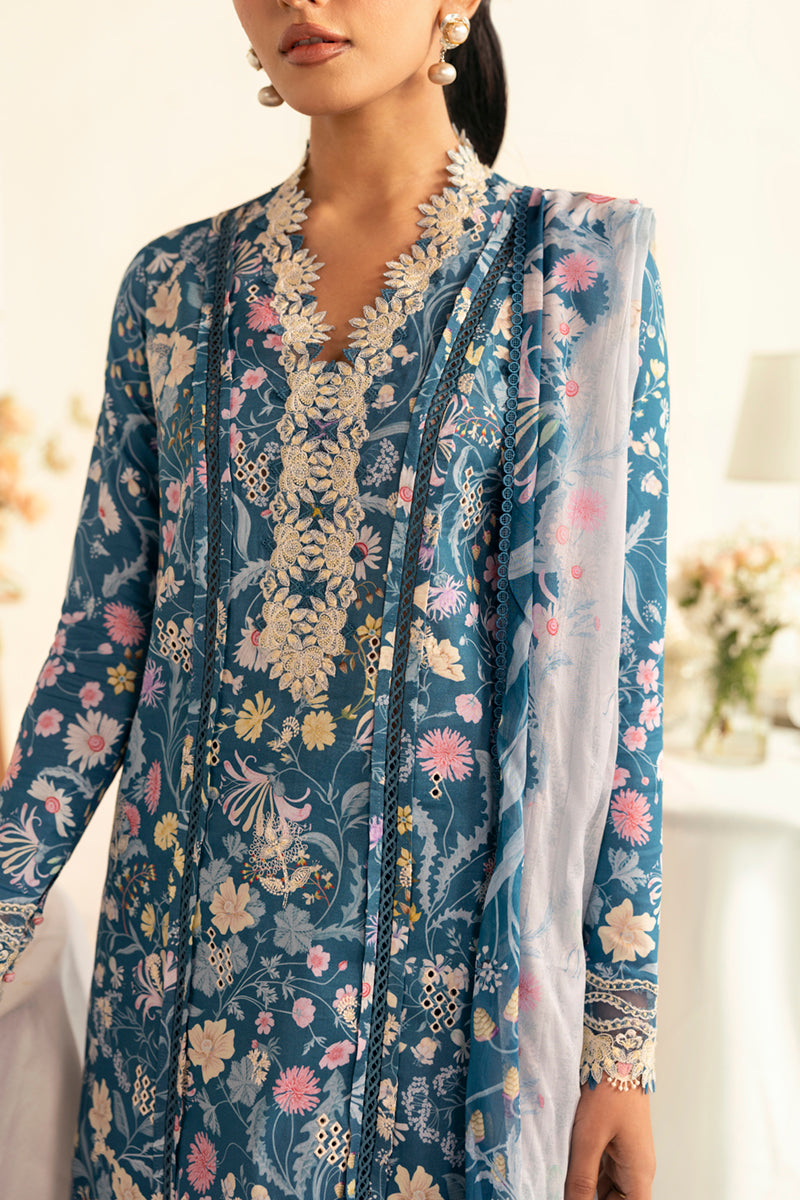 Qalamkar | Q Prints 2025 | PQ-04 RHEA - Official Qalamkar stockist in UK - Sakeena London