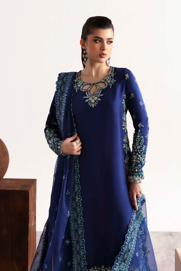 Akbar Aslam | Luxury Formals 25 | Sapphire - Official Akbar Aslam stockist in UK - Sakeena London