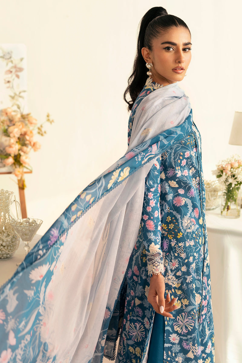 Qalamkar | Q Prints 2025 | PQ-04 RHEA - Official Qalamkar stockist in UK - Sakeena London