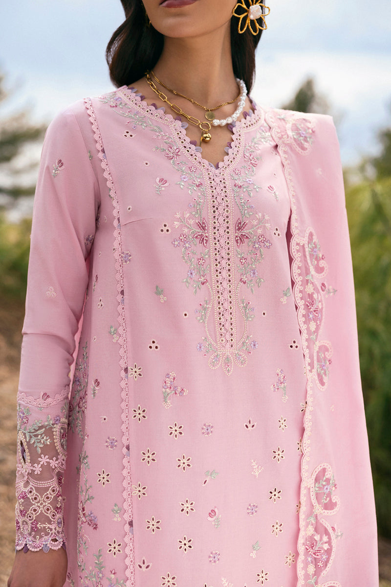 Qalamkar | Qlinekari Lawn | DC-02 Freja - Official Qalamkar stockist in UK - Sakeena London