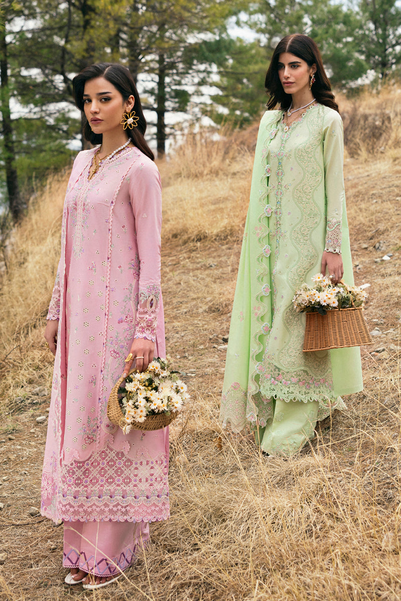 Qalamkar | Qlinekari Lawn | DC-02 Freja - Official Qalamkar stockist in UK - Sakeena London