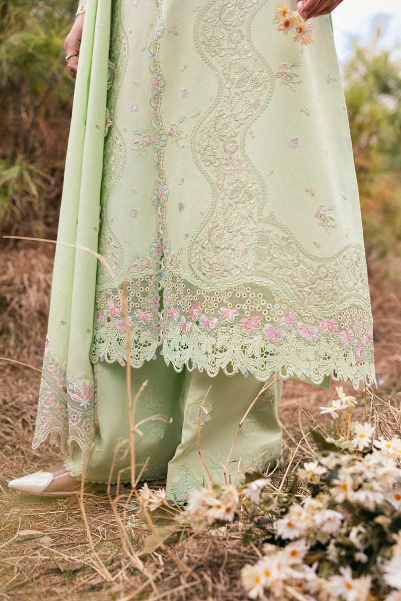 Qalamkar | Qlinekari Lawn | DC-14 Meline - Official Qalamkar stockist in UK - Sakeena London