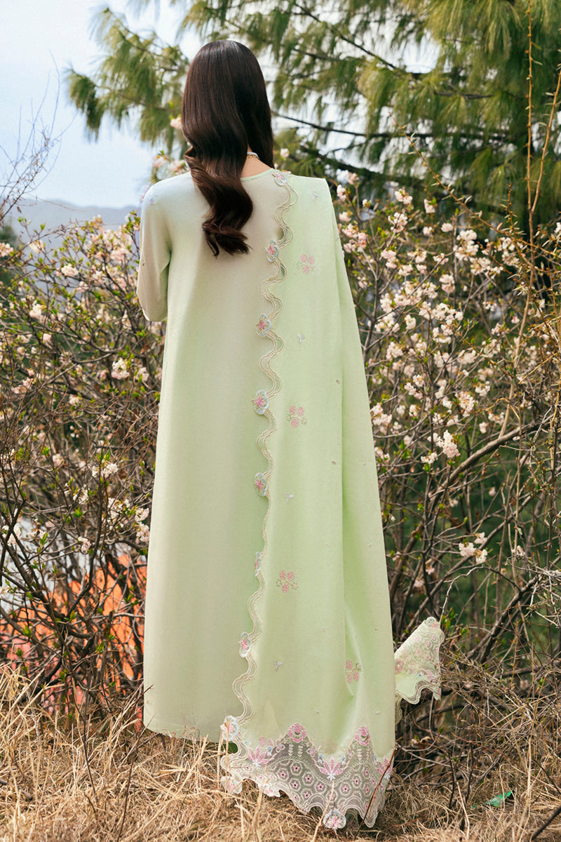 Qalamkar | Qlinekari Lawn | DC-14 Meline - Official Qalamkar stockist in UK - Sakeena London