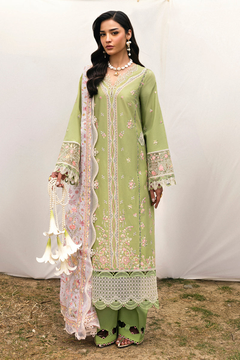 Qalamkar | Qlinekari Lawn | DC-01 Lovisa - Official Qalamkar stockist in UK - Sakeena London