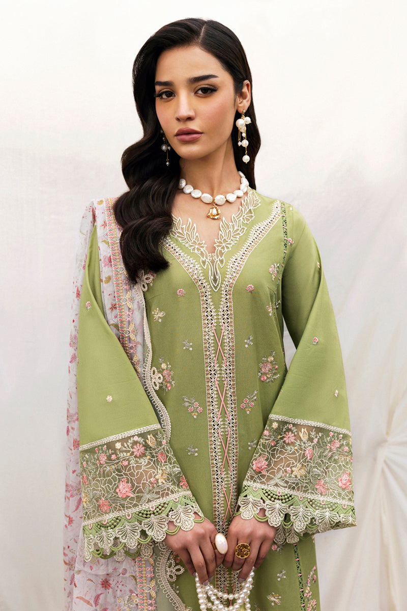Qalamkar | Qlinekari Lawn | DC-01 Lovisa - Official Qalamkar stockist in UK - Sakeena London