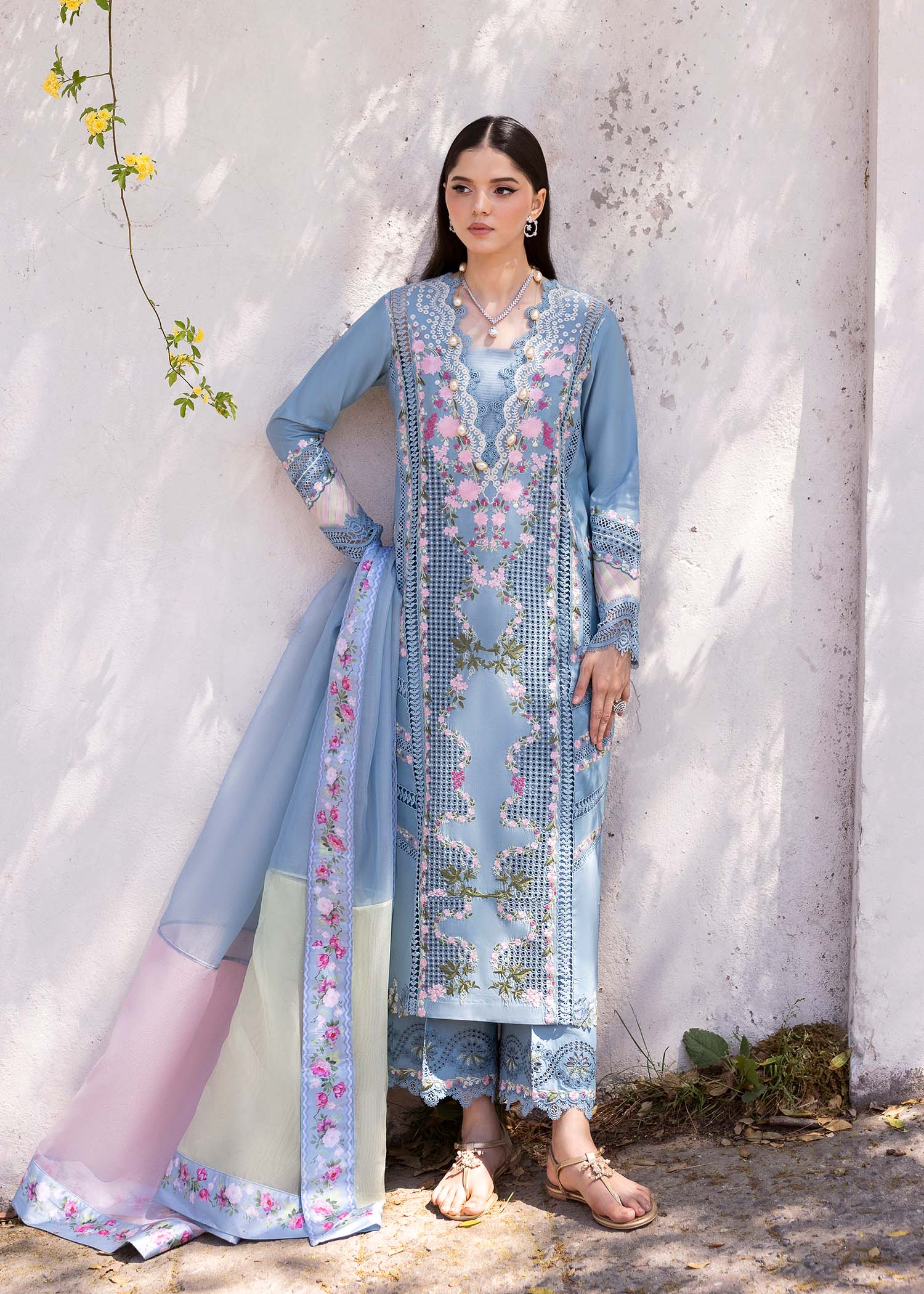 Saira Shakira | Bloom Lawn 25 | ZERENE 1-B - Official Saira Shakira stockist in UK - Sakeena London