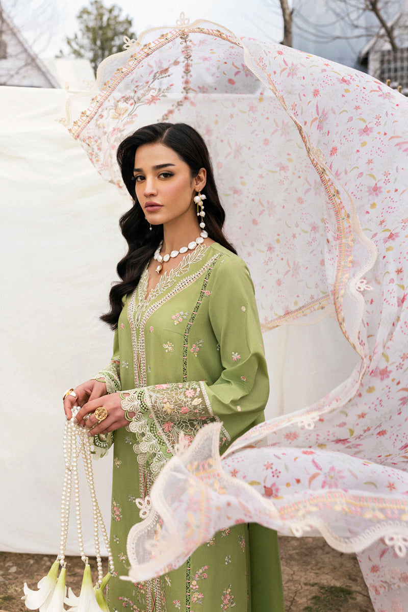 Qalamkar | Qlinekari Lawn | DC-01 Lovisa - Official Qalamkar stockist in UK - Sakeena London