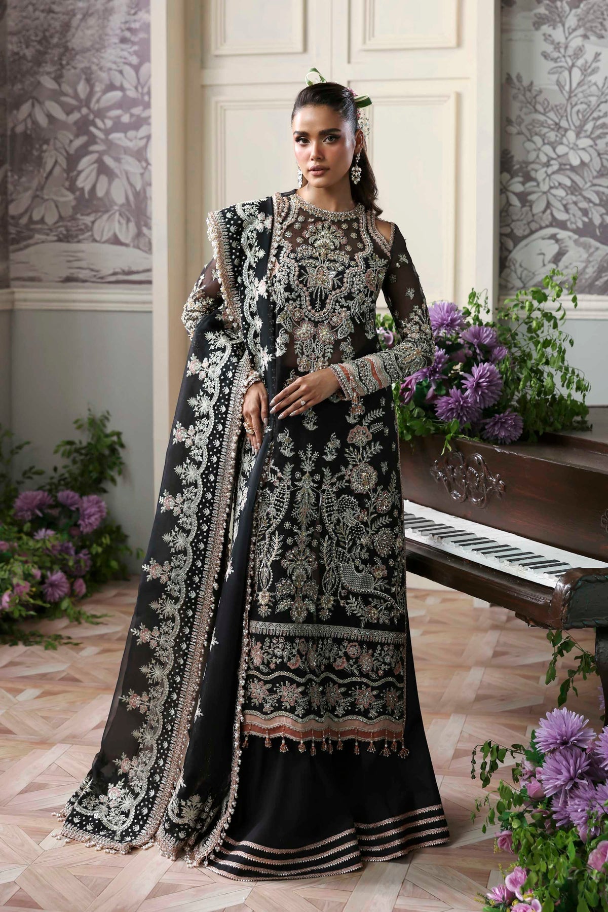 Akbar Aslam | Deewani Wedding Formals | Nocturne - Official Akbar Aslam stockist in UK - Sakeena London