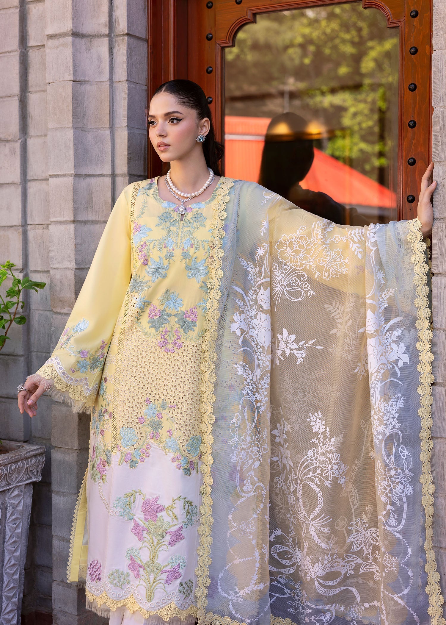 Saira Shakira | Bloom Lawn 25 | LOTUS REVERIE 4-A - Official Saira Shakira stockist in UK - Sakeena London