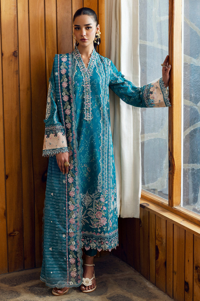 Qalamkar | Qlinekari Lawn | DC-10 Fina - Official Qalamkar stockist in UK - Sakeena London